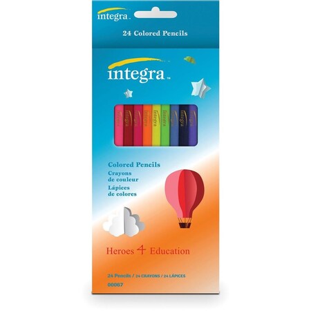 Easy-To-Organize Colored Pencil -24PK EA3757519